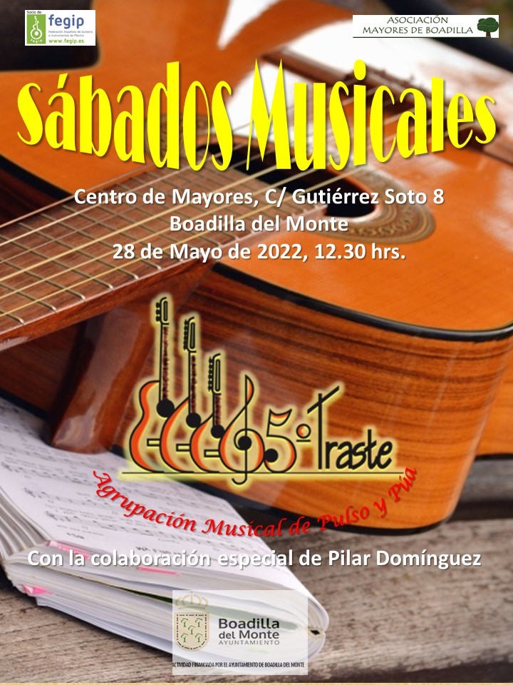 VUELVEN LOS S�BADOS MUSICALES (28 MAYO, 12:00 H)